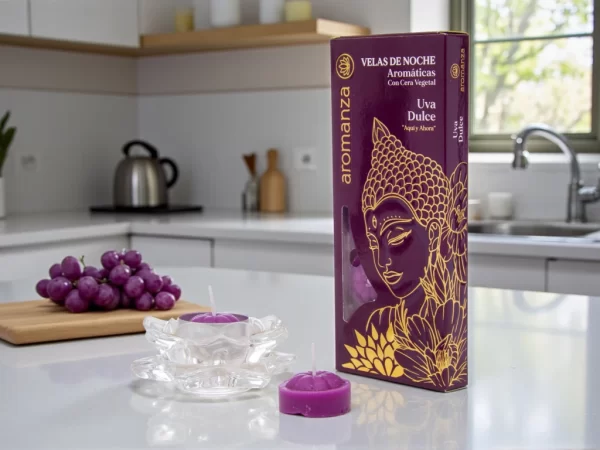 VELAS DE NOCHE AROMATICAS X10 AROMANZA