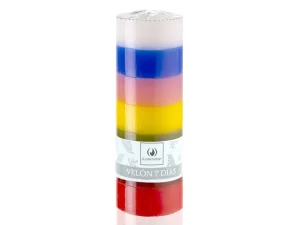 VELON 7 DIAS ILUMINARTE 7 COLORES X10u