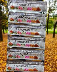 rtyeryrey SAHUMERIO 7 AROMAS ILUMINARTE X12